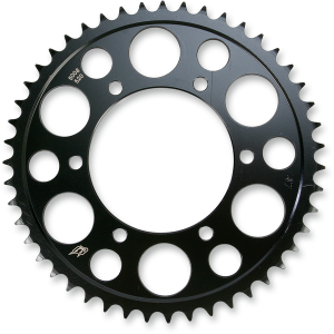 Lightweight Steel Sprocket Black, Zinc, 1, nordicamoto.ro
