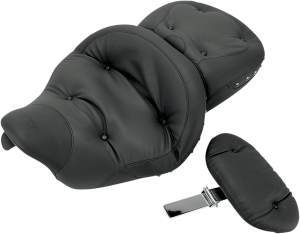 Super Touring 2-up Vinyl Seat Black, 2, nordicamoto.ro