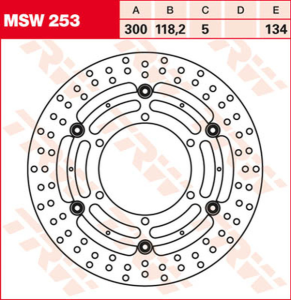 Round Floating Brake Rotor