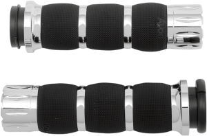Rival Air Cushioned Grips Silver, 1, nordicamoto.ro