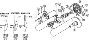 Mounting Bolt Kit, 1, nordicamoto.ro