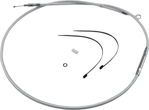High-efficiency Braided Sterling Chromite Ii® Clutch Cable Silver