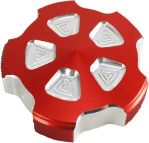 Gas Cap Red, Silver