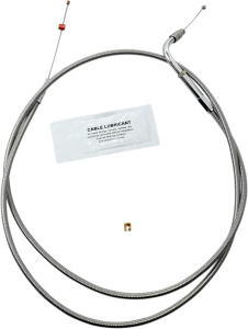 Stainless Steel Throttle/idle Cable Silver +254 mm (10''), 1, nordicamoto.ro