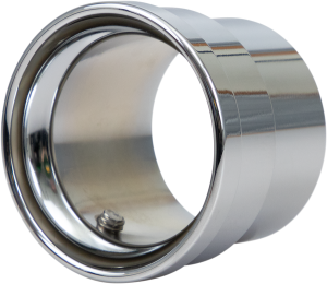 Billet Exhaust Tips Silver, 1, nordicamoto.ro