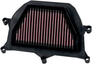 High-flow Air Filter Black, Red