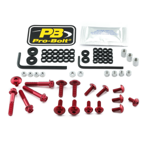 Fairing Bolt Kit For Suzuki Red, 2, nordicamoto.ro