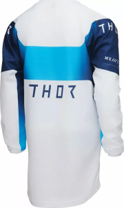 Tricou Enduro Copii Thor Launchmode Storm White/Blue S, 4, nordicamoto.ro