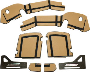 Saddlebag Shelf Set Brown, 2, nordicamoto.ro