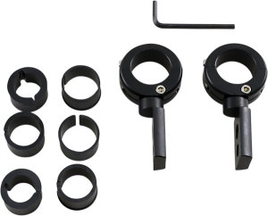 360° X 4 Universal Brackets Black, 1, nordicamoto.ro