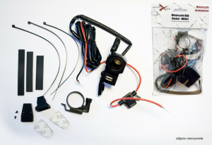 Biketec X2 kettős USB-s telefon-/GPS-töltő motorkerékpárokhoz