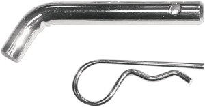 Deluxe Receiver Pin And Clip Chrome
