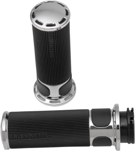 Fusion Slot Track Grips Black, 2, nordicamoto.ro