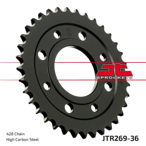 JT SPROCKETS hátsó lánckerék, fekete 