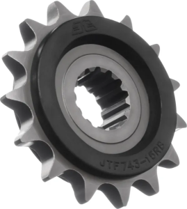 JT SPROCKETS ellen tengely elülső lánckerék, természetes színű , nordicamoto.ro