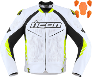 Geaca Piele Icon Hypersport 2 Prime™ Black XL, 2, nordicamoto.ro