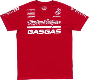 Troy Lee Designs GASGAS Team póló – sötétvörös