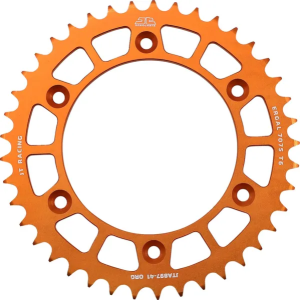 JT SPROCKETS Racelite alumínium hátsó lánckerék, narancssárga , nordicamoto.ro