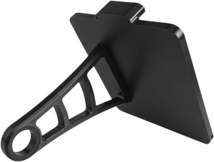 Side Mount License Plate Holder W/plate Lights Black