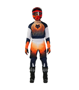 Pantaloni Moto Fox 360 Revise Navy/Portocaliu 32, 2, nordicamoto.ro
