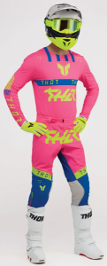 Tricou THOR Sportmode Flite Pink/Blue XL, 5, nordicamoto.ro
