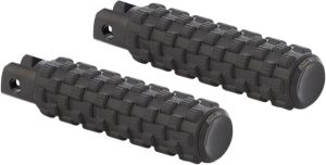 M-eight Fusion Footpegs Black, Silver, 3, nordicamoto.ro