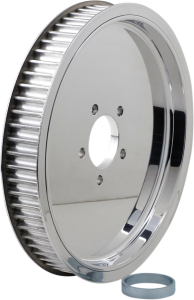 Polished 1-1/2(r) Rear Belt Pulley Chrome