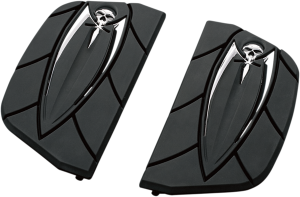 Driver And Passenger Floorboard Covers Black