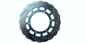 Brake Rotor Fixed Contour Wave Silver, Stainless Steel