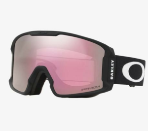 Oakley Line Miner M matt fekete/Prizm HI rózsaszín motoros síszemüveg, nordicamoto.ro