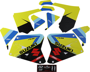 Evo Graphics Kit Black, Blue, White, Yellow, 1, nordicamoto.ro