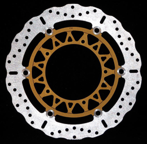 Contour X Series Brake Rotor Gold, Silver, Stainless Steel, 1, nordicamoto.ro