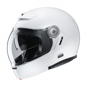 Casca HJC V90 Solid Negru Alb S, 1, nordicamoto.ro