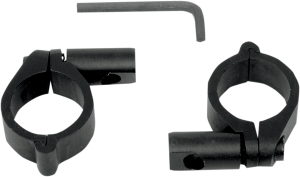 Replacement Round Windshield Handlebar Clamp Kit Black, 1, nordicamoto.ro
