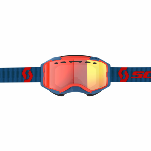 Scott Goggle Fury LS Snow Cross dark blue/neon red / light sensitive red chrome, 2, nordicamoto.ro