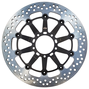 Brake Rotor Round Black, Silver