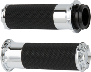 Fusion Beveled Grips Black