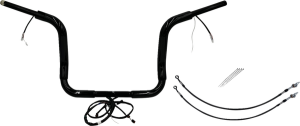 Plug & Play Ez Install 1-1/2(r) Round Top Handlebar Kit Black, 2, nordicamoto.ro