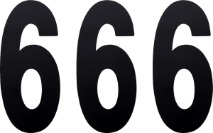 Standard Numbers Black, 3, nordicamoto.ro