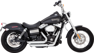 Shortshots Staggered Exhaust Systems Chrome, 2, nordicamoto.ro