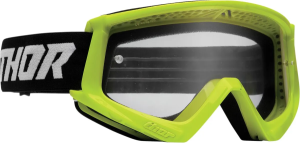 Thor Combat Racer szemüveg, fekete/fluoreszkáló zöld/fluoreszkáló sárga