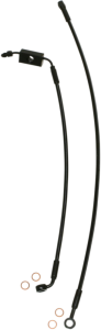 Extreme Response Front Dot Brake Line Kit For Abs Black