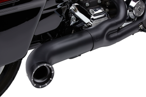 Turn Out 2-into-1 Exhaust System Black, 3, nordicamoto.ro