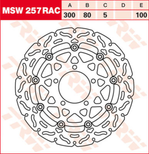 Contoured Floating Brake Rotor Titan