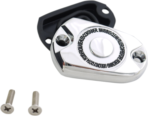 Rear Brake Master Cylinder Cover Kit Chrome, 2, nordicamoto.ro