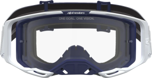 Alpinestars Vision 8 sárga-fehér/kék/átlátszó lencsés síszemüveg, 4, nordicamoto.ro