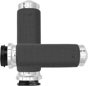 Vibration Dampening Memory Foam Grips Silver
