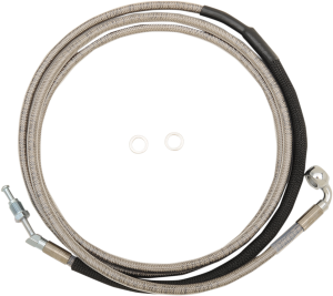 Stainless Steel Hydraulic Clutch Line Black