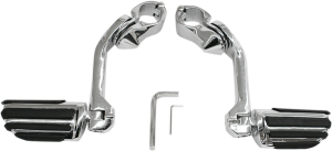 Highway Pegs With Mount Set Kit Black