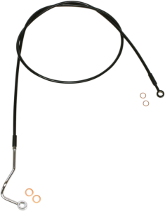 Xr Stainless Upper Brake Line Black Oversize [+203 mm (8'')], 1, nordicamoto.ro